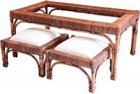 Mesa de Centro C/02 Puffs