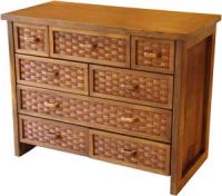 Cômoda Madeira com Junco