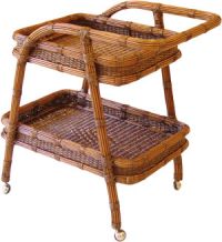 Carrinho de Chá Lais Rattan