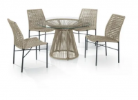 Conjunto Mesa com 4 Cadeiras Elen