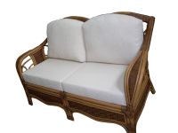 Sofá 2 Lugares Balestro Fibra Natural Rotin com Junco